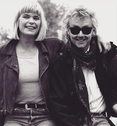 A picture of Deborah Leng with her ex-husband Roger Taylor back then.